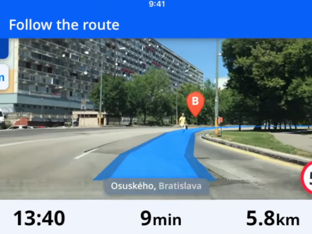 sygic, navigácia, rozšírená realita