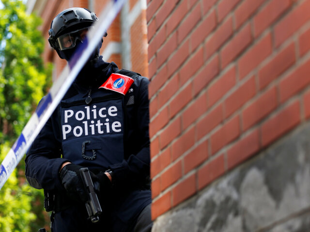 policajt, belgicko, brusel