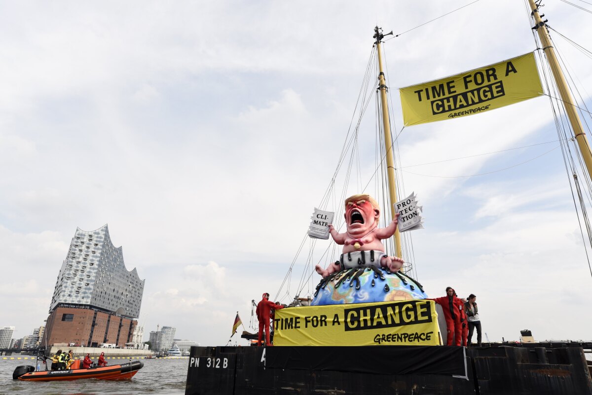 G20-GERMANY/PROTEST GREENPEACE