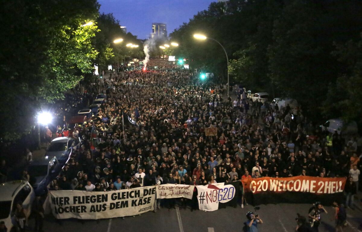 Germany G20 Protests