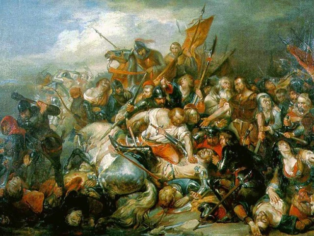 Nicaise de Keyser, bitka, obraz