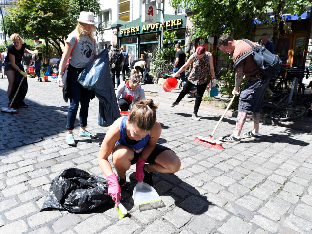 hamburg, protest, demonštrácia,