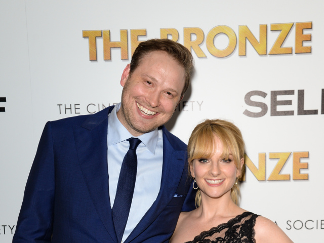 Herečka Melissa Rauch a jej manžel Winston Rauch.