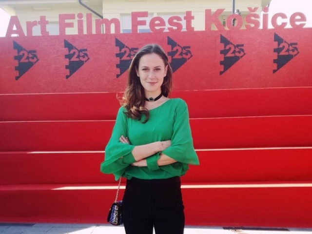 Herečka Anna Rakovská na zábere z Instagramu.