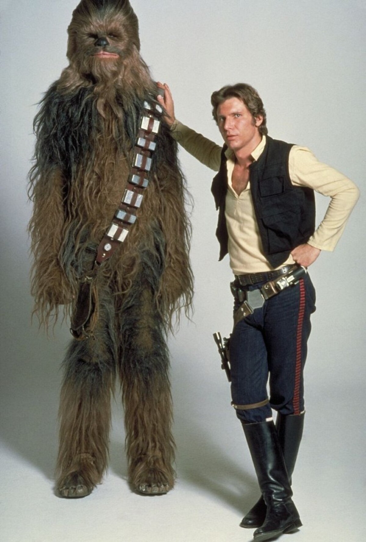 Herec Harrison Ford na zábere z filmu Hviezdne vojny