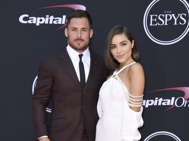 Hráč Národnej futbalovej ligy Danny Amendola a jeho partnerka Olivia Culpo.