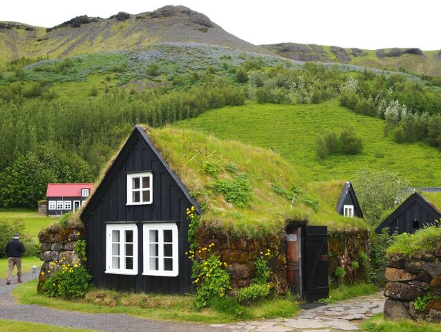 Island, domy