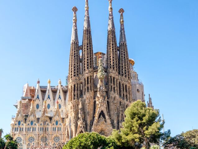 Španielsko, Barcelona, Sagrada Familia, chrám, Gaudi