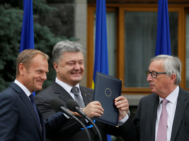 porosenko, tusk, juncker