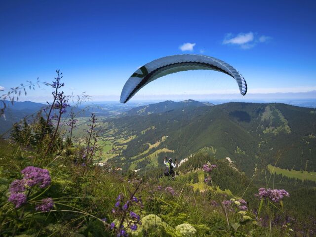 paraglajding, paraglider, rogalo, lietanie príroda, lúky, hory