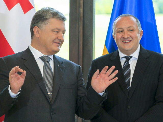 Georgy Margvelashvili, Petro Porošenko