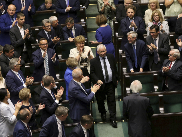 polsko, polsky parlament, parlament, pravo a spravodlivost,  Jaroslaw Kaczyńsky