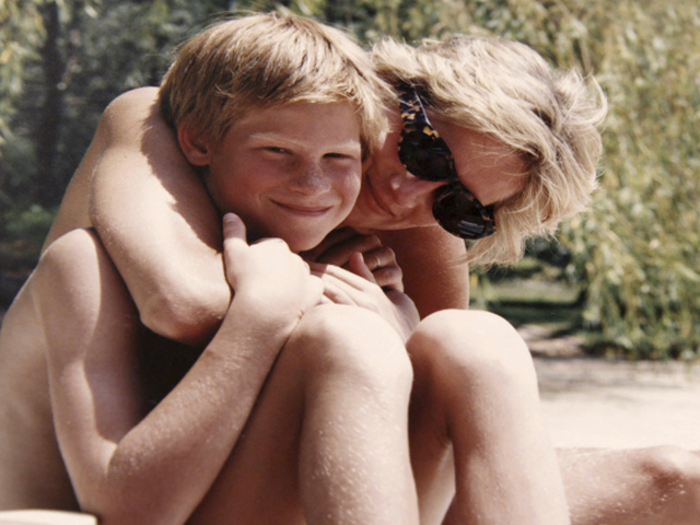 princezná Diana a princ Harry