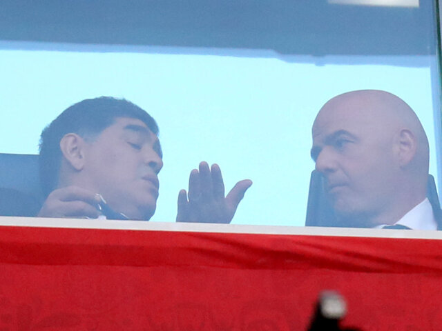 Diego Maradona, Gianni Infantino