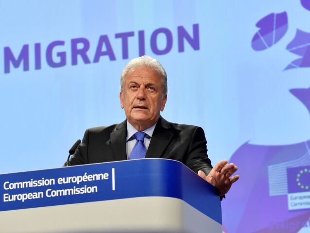 eurokomisár pre migráciu Dimitris Avramopoulos