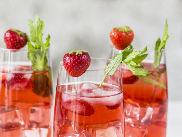 Jahodové Virgin Mojito