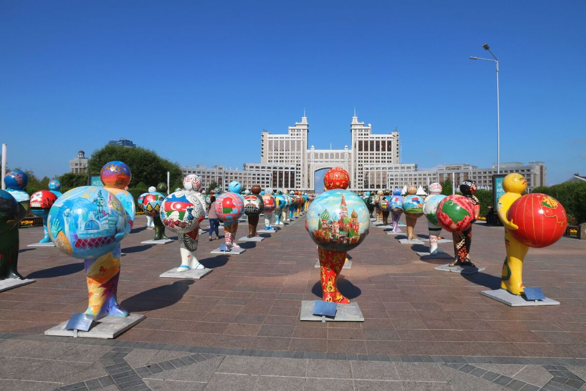 Astana, Kazachstan, EXPO 2017, gule