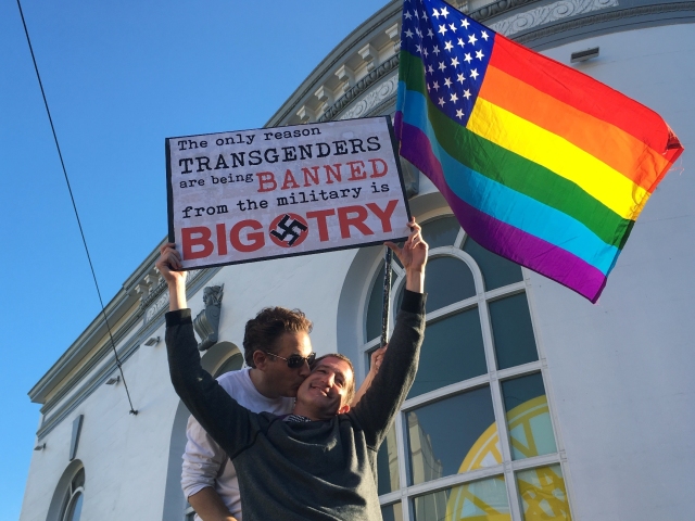 transgender, protest