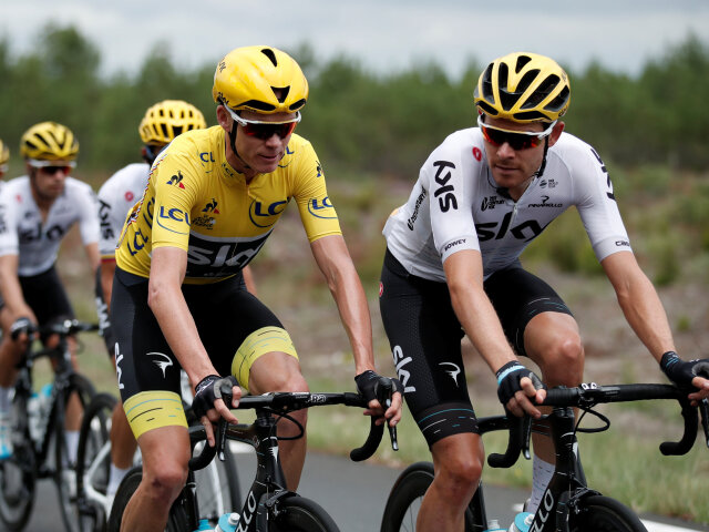 Luke Rowe, Chris Froome