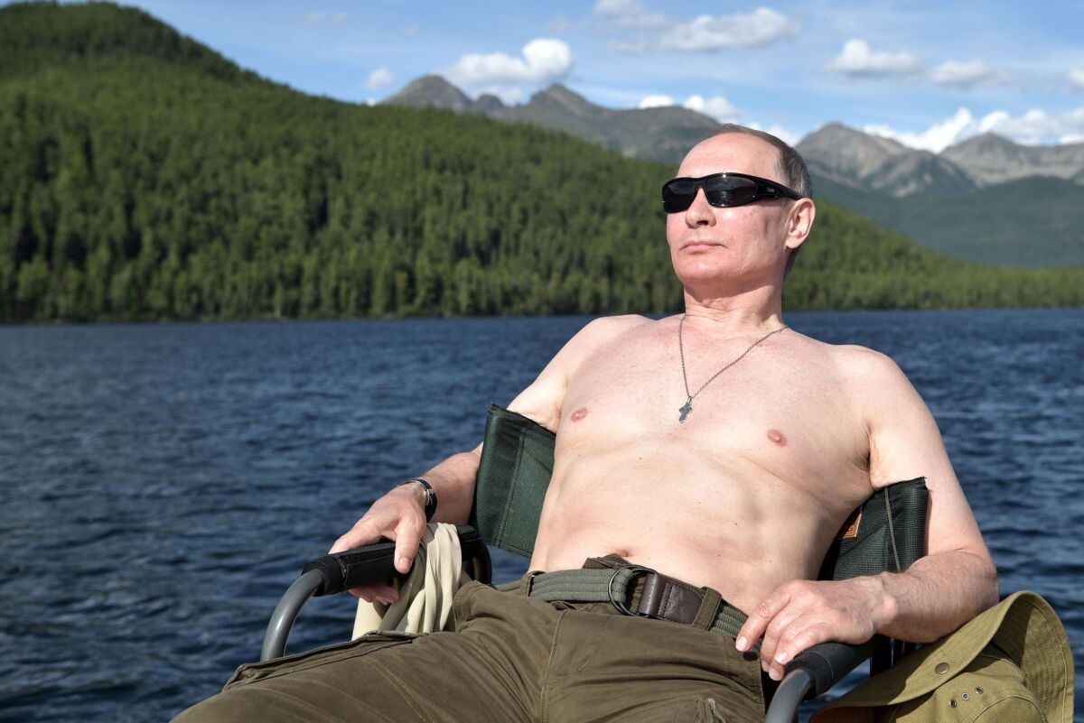 Vladimir Putin, Rusko, Sibír, rybačka