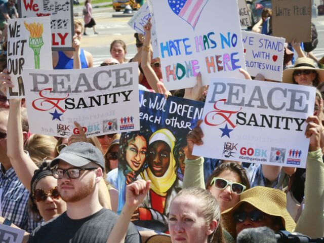 protest, USA, protest proti rasizmu, 2017