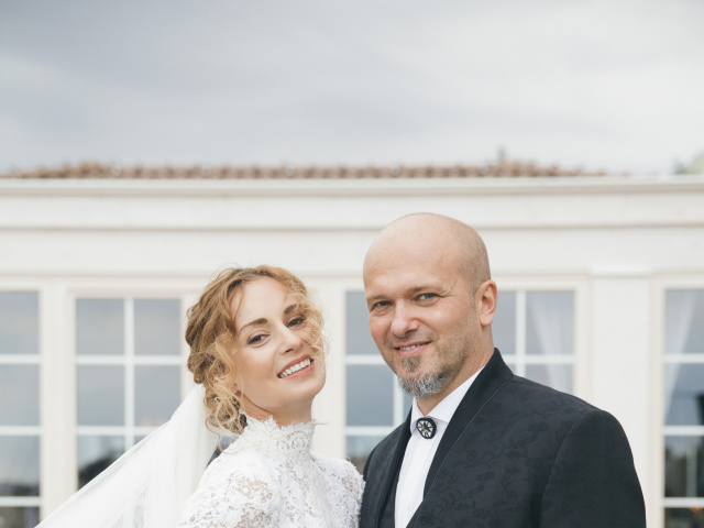 Mária Čírová a hudobný producent Maroš Kachút 
