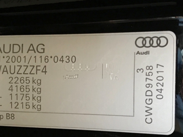 Audi - VIN