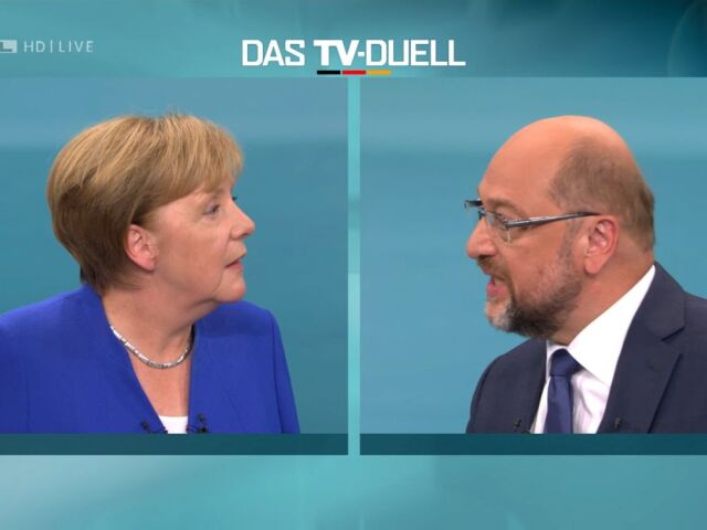 Merkel, Schulz