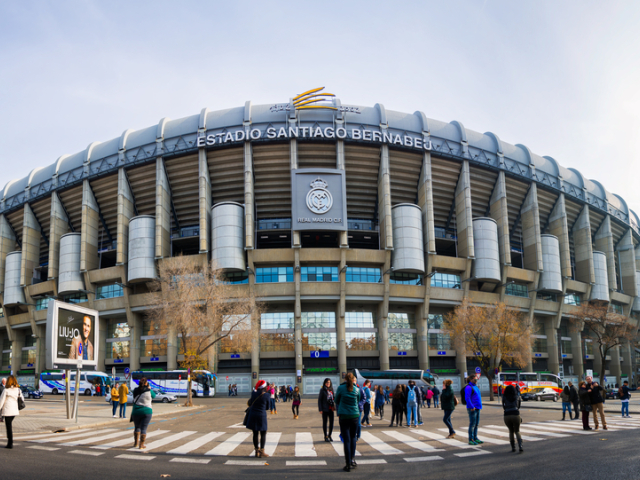 Štadión Santiago Bernabéu, Madrid