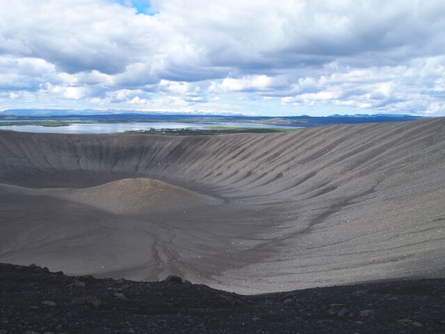 Island, kráter, sopka,