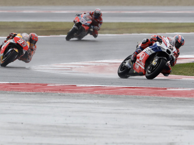 Danilo Petrucci, Marc Márquez, Andrea Dovizioso