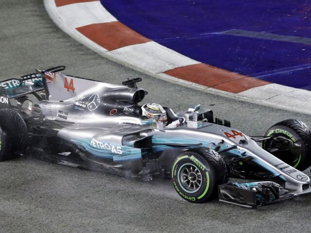 Singapore F1 GP Auto Racing