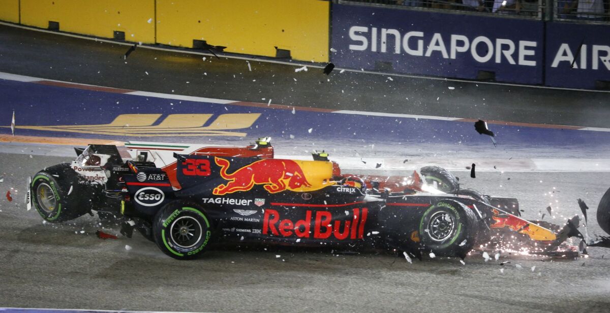 Singapore F1 GP Auto Racing