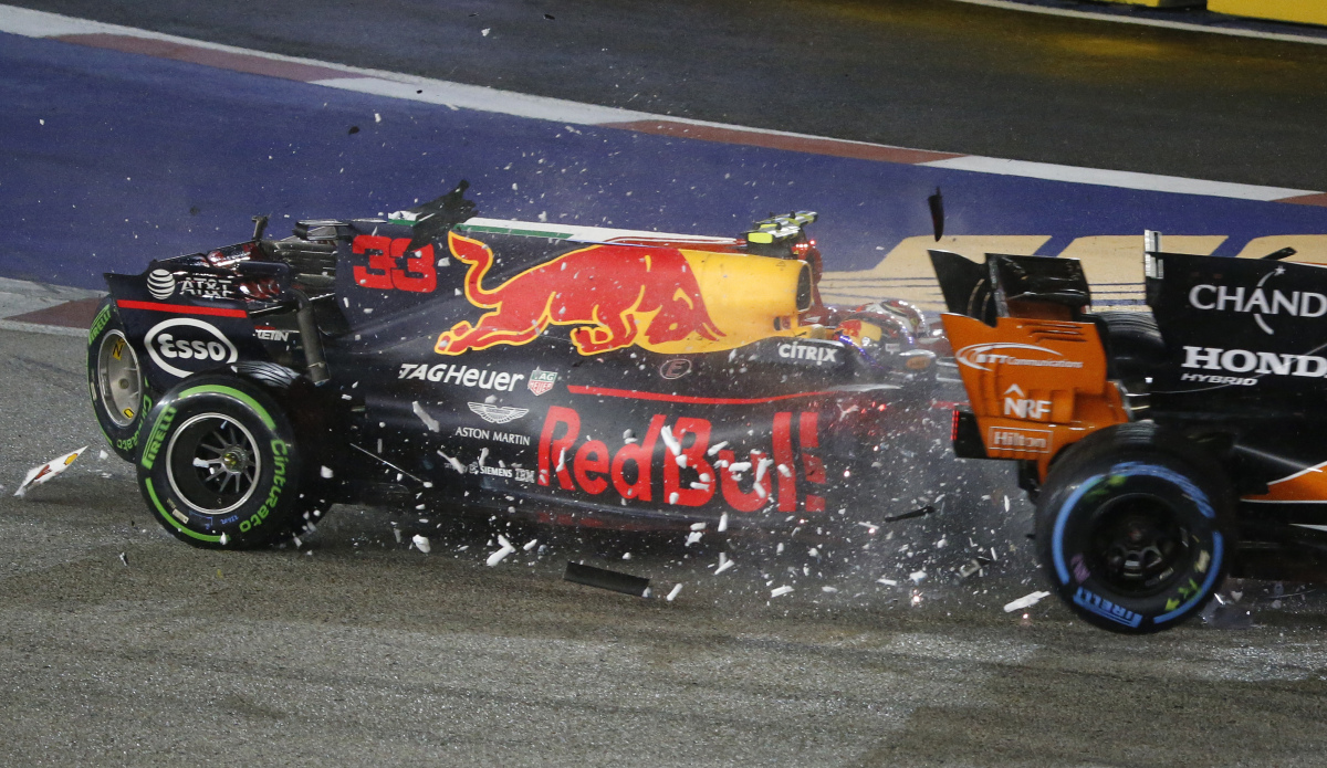 Singapore F1 GP Auto Racing