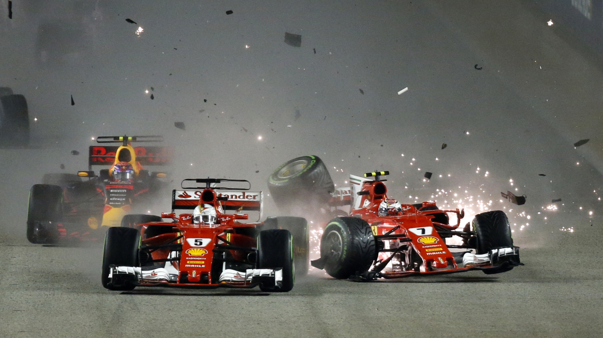 Singapore F1 GP Auto Racing