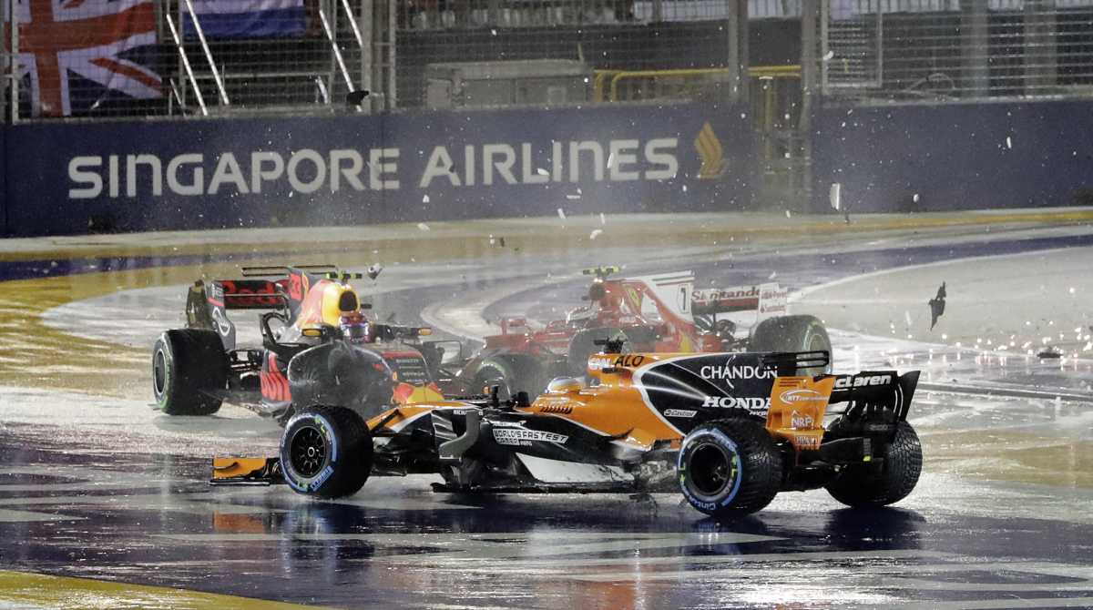 Singapore F1 GP Auto Racing