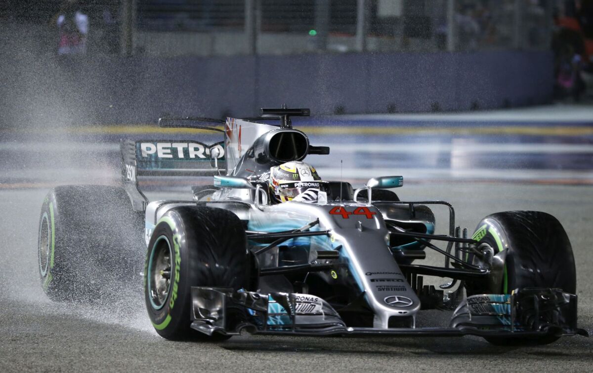 Singapore F1 GP Auto Racing