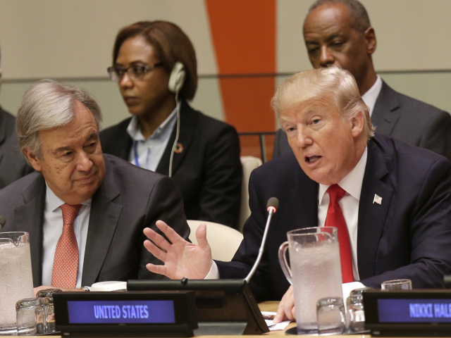 Guterres, trump