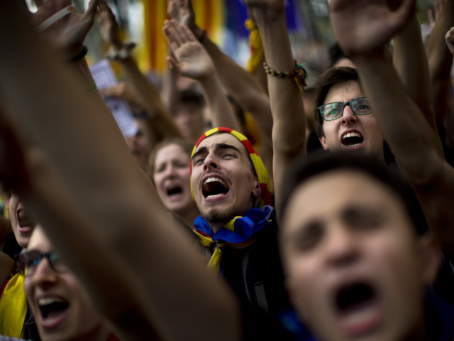 katalansko, barcelona, protest