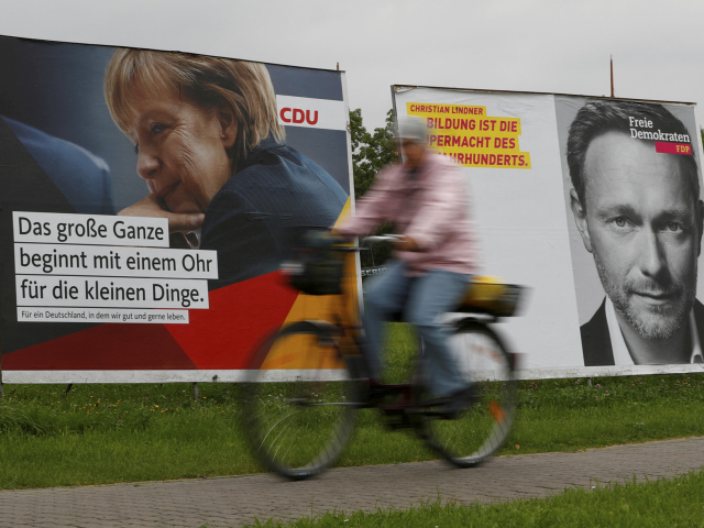 merkel, Lindnera, nemecko, bilboard