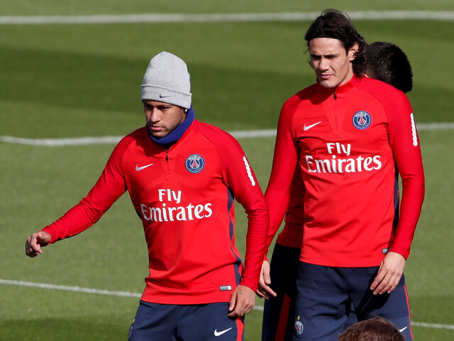 Neymar, Edinson Cavani