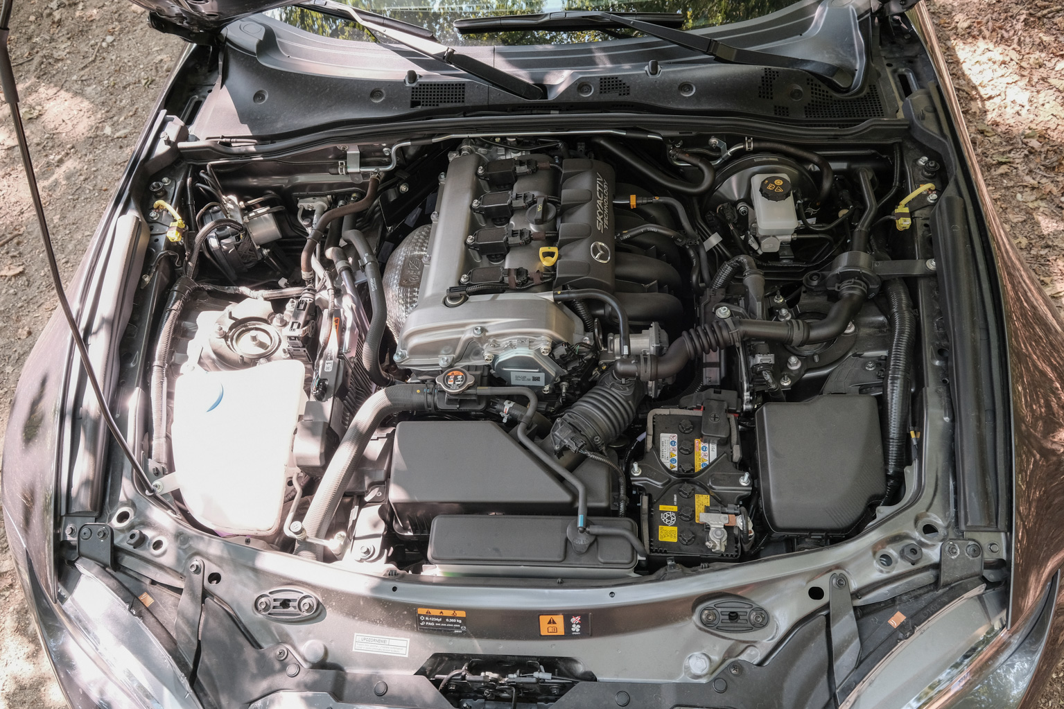Benzínový motor nemá turbo a vôbec ho nepotrebuje.