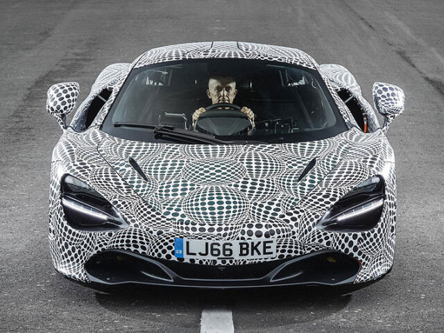 McLaren BP23 - testovacia mula