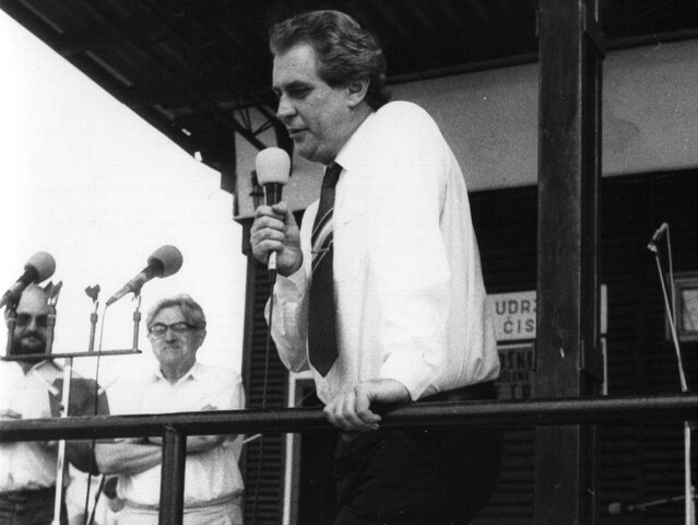 Miloš Zeman, 1992