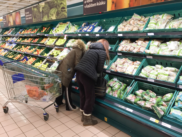 potraviny, nákup, zelenina, obchod, supermarket, hypermarket