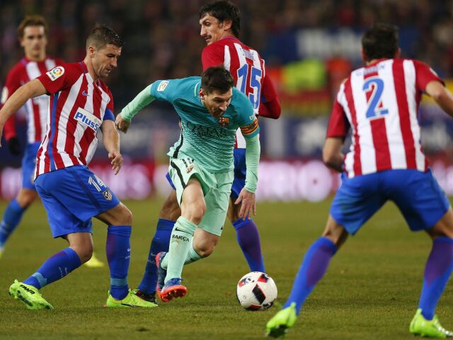 Lionel Messi, Atlético Madrid