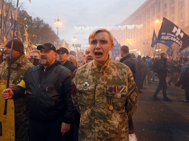 Ukrajina pochod neonacistov