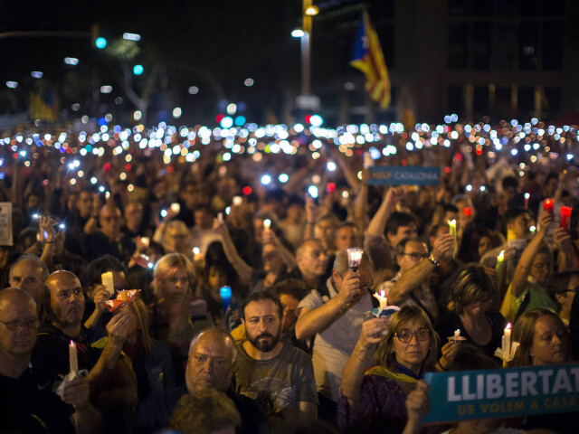 Španielsko, Katalánsko, Barcelona, protest