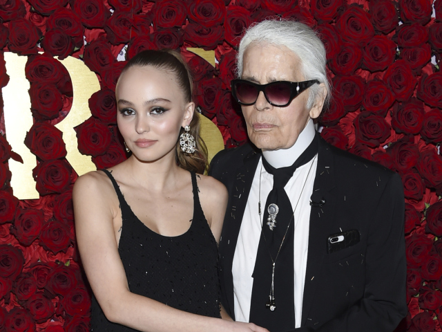 Lily-Rose Depp a Karl Lagerfeld
