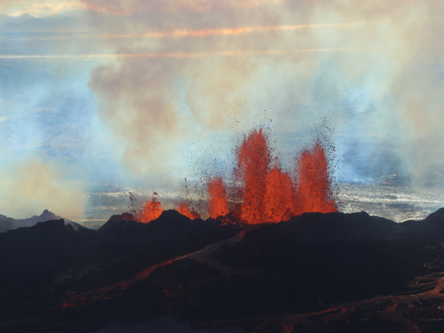 Bárdarbunga, island, sopka, erupcia, vulkan